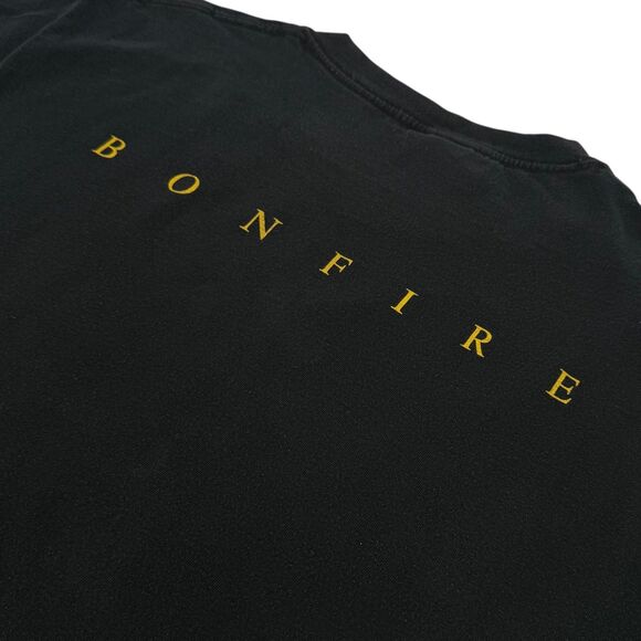 Vintage 2001 AC/DC Bonfire Promo Single Stitch Band T-Shirt Black Large USA - Picture 11 of 15